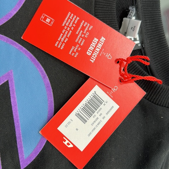 MENS DIESEL CREWNECK LONG-SLEEVE - Picture 3 of 3